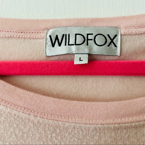 Wildfox Pink soft baggy beach jumper sweater - Picture 3 of 5